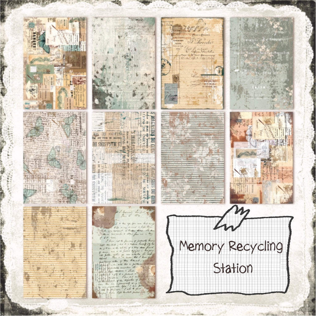 Past Dream Scrapbooking Paper