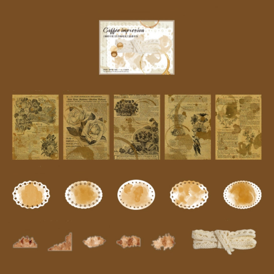 Coffee Impression Junk Journal Bundle